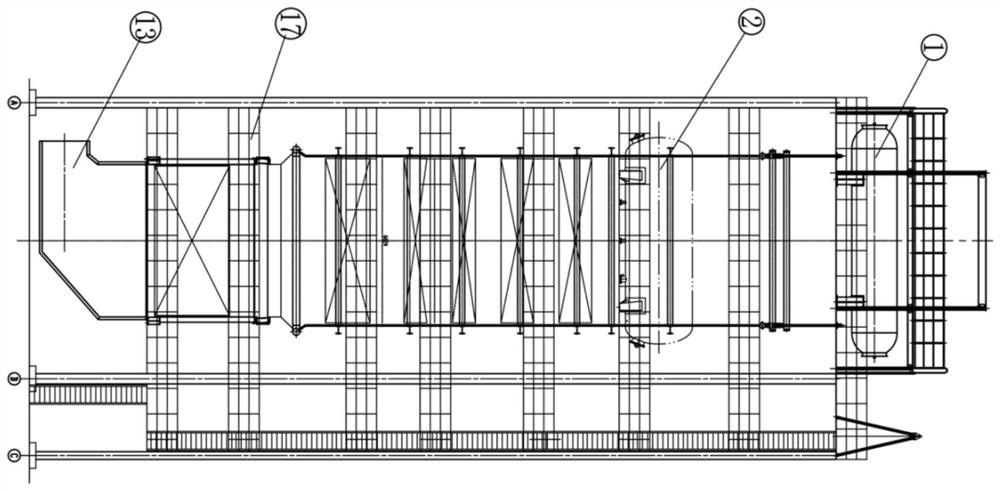 Waste heat boiler with reheating dry quenching function