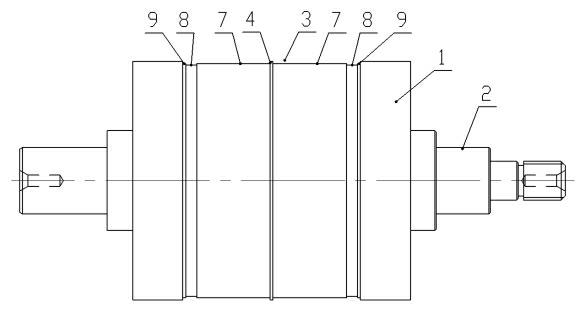 Gum control roller of cigarette making and tipping machine combination