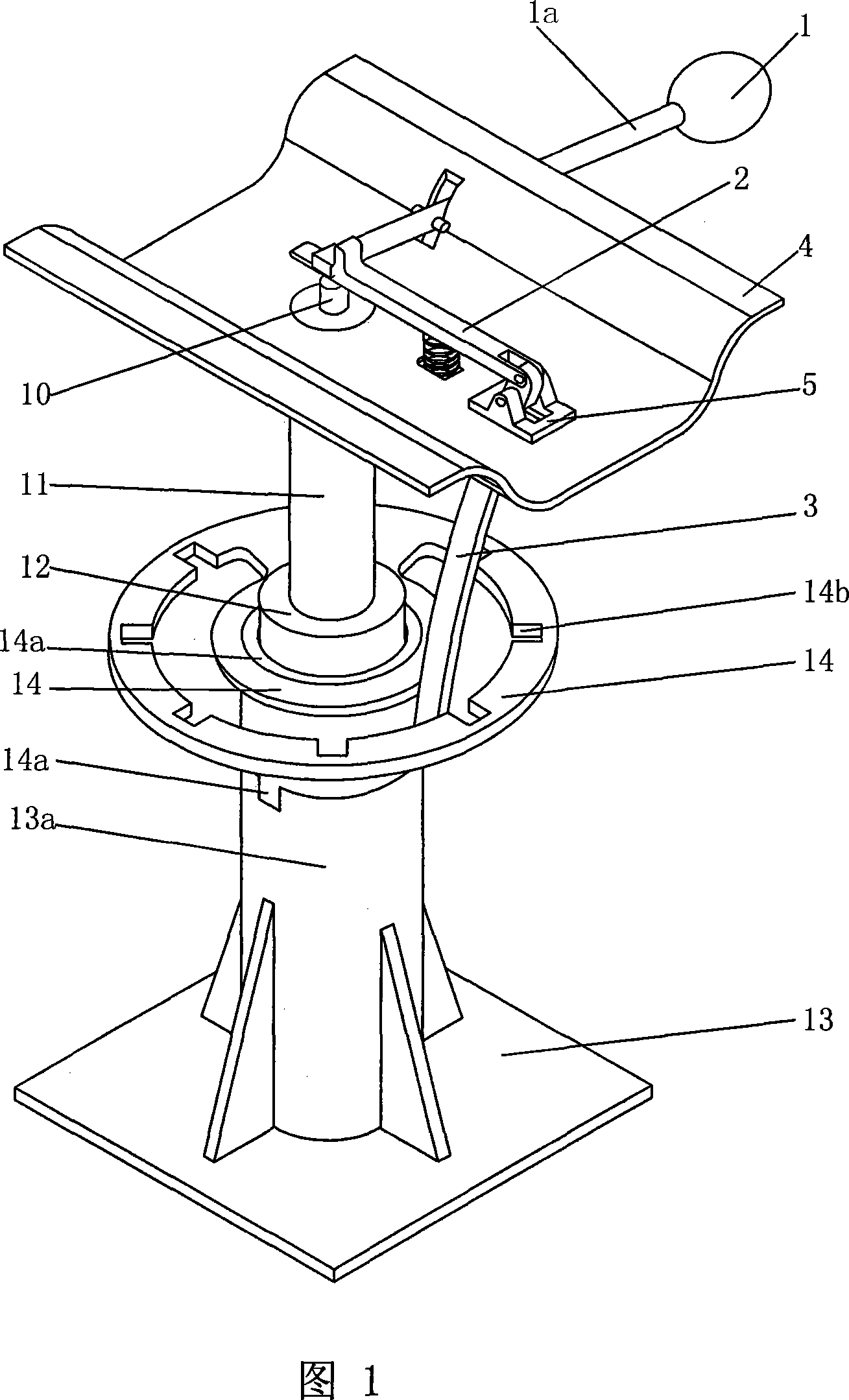 Lifting device capable of positioning corner