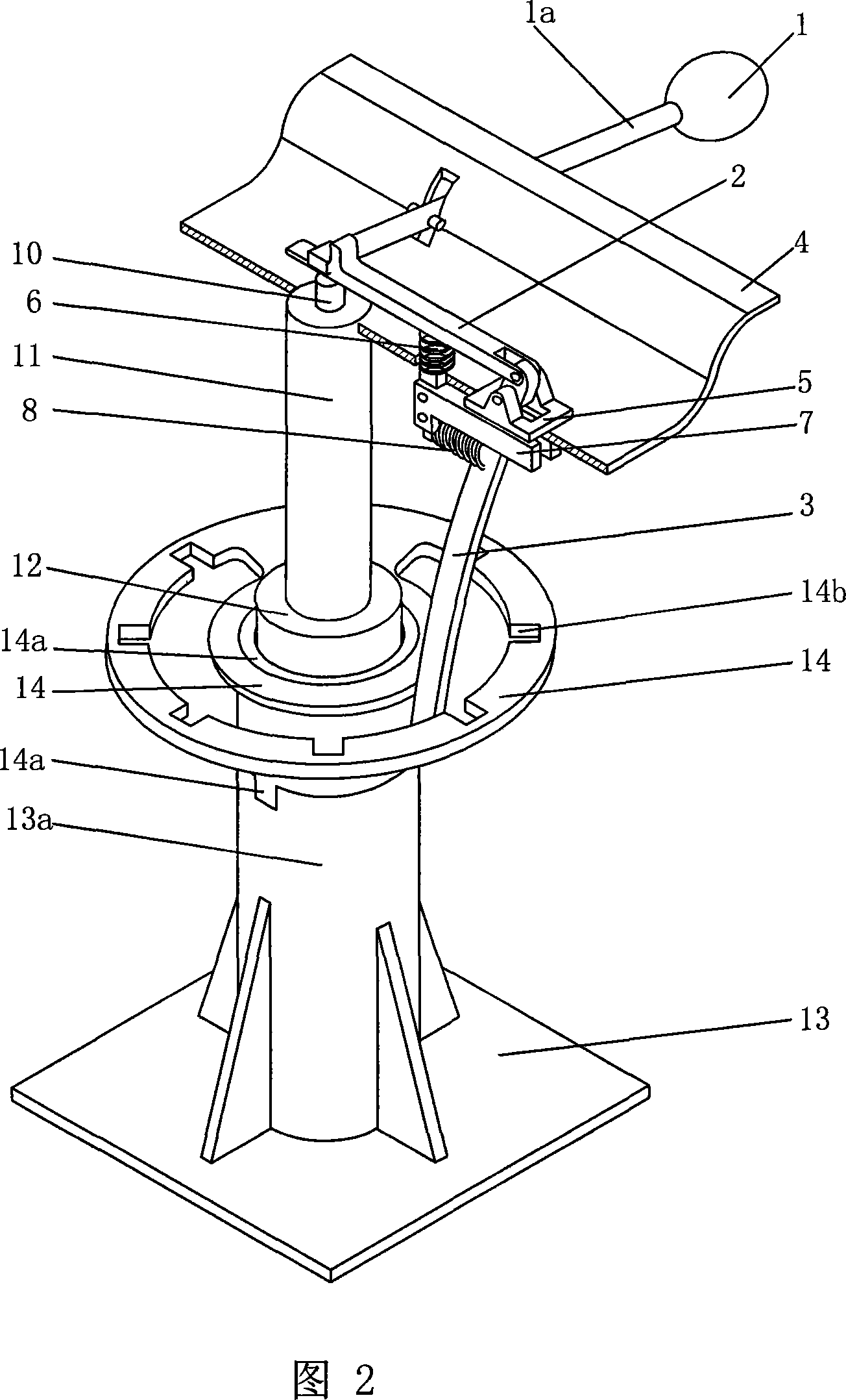 Lifting device capable of positioning corner