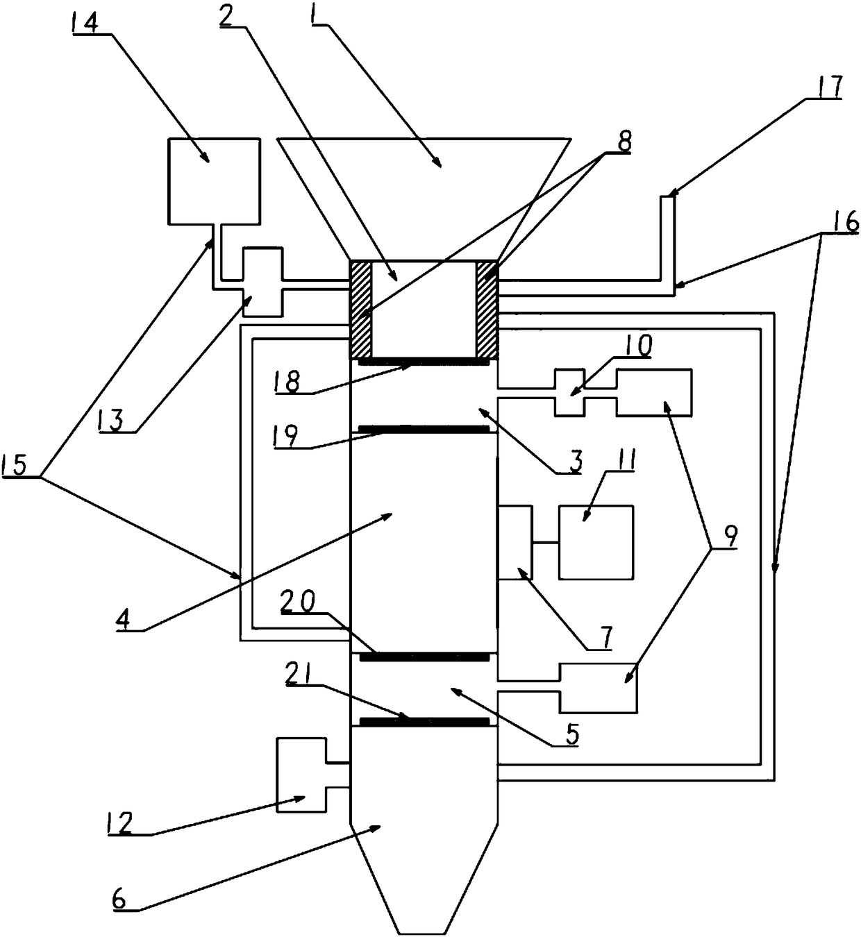 Method for continuously producing active magnesium oxide and recovering carbon dioxide by using microwave heating magnesite