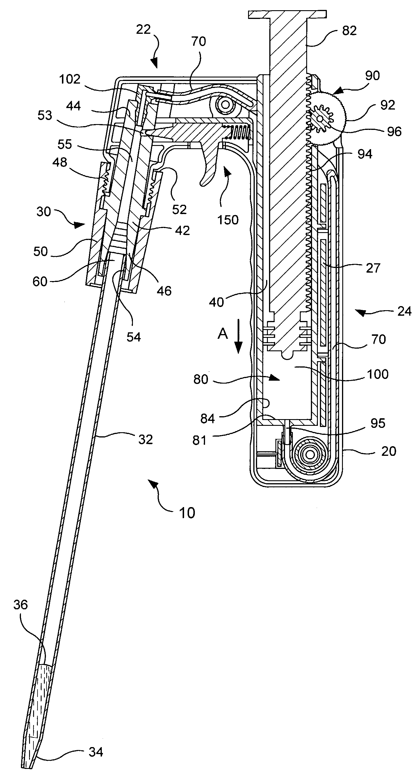 Pipette control arrangement