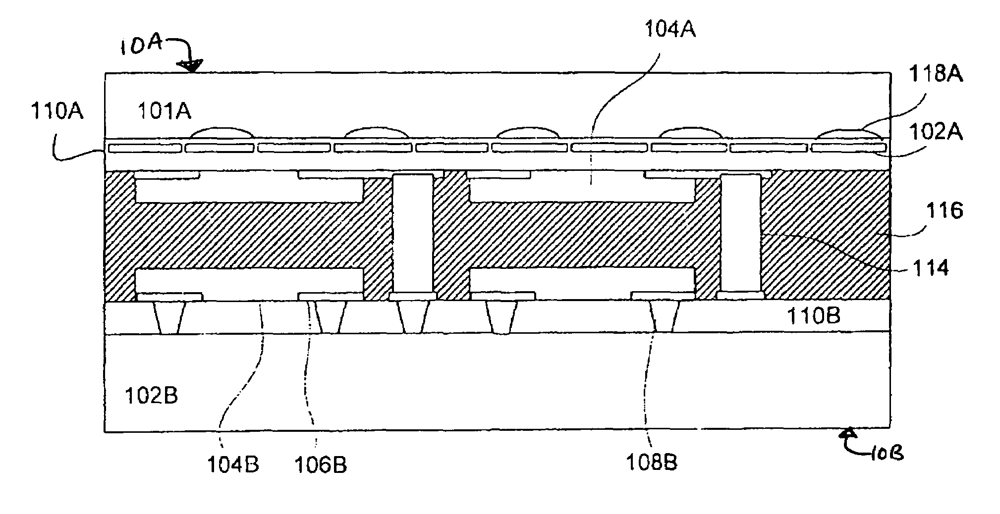 Multi-band focal plane array