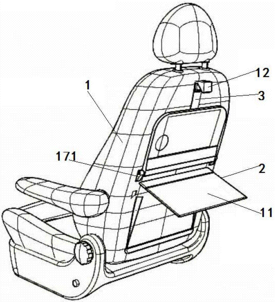 Micro-projection recreation equipment based on aircraft passenger cabin seats