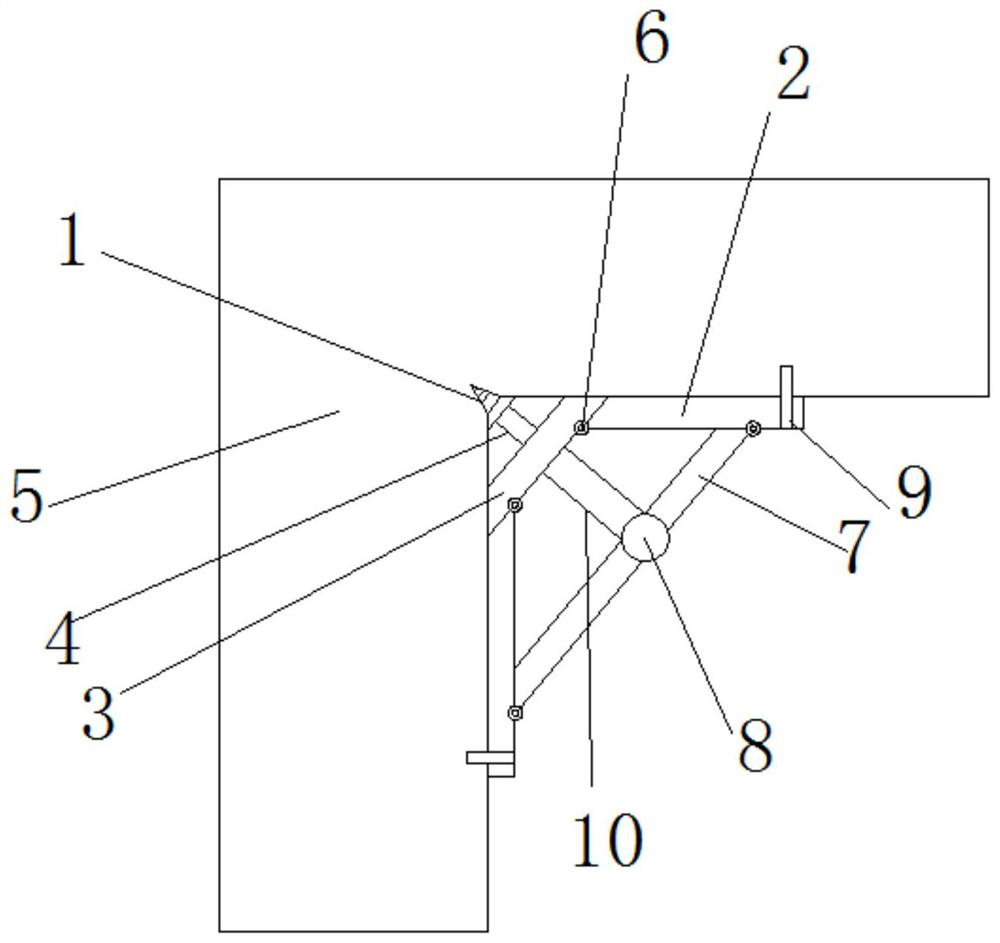 Reinforcing connection device for a building structure