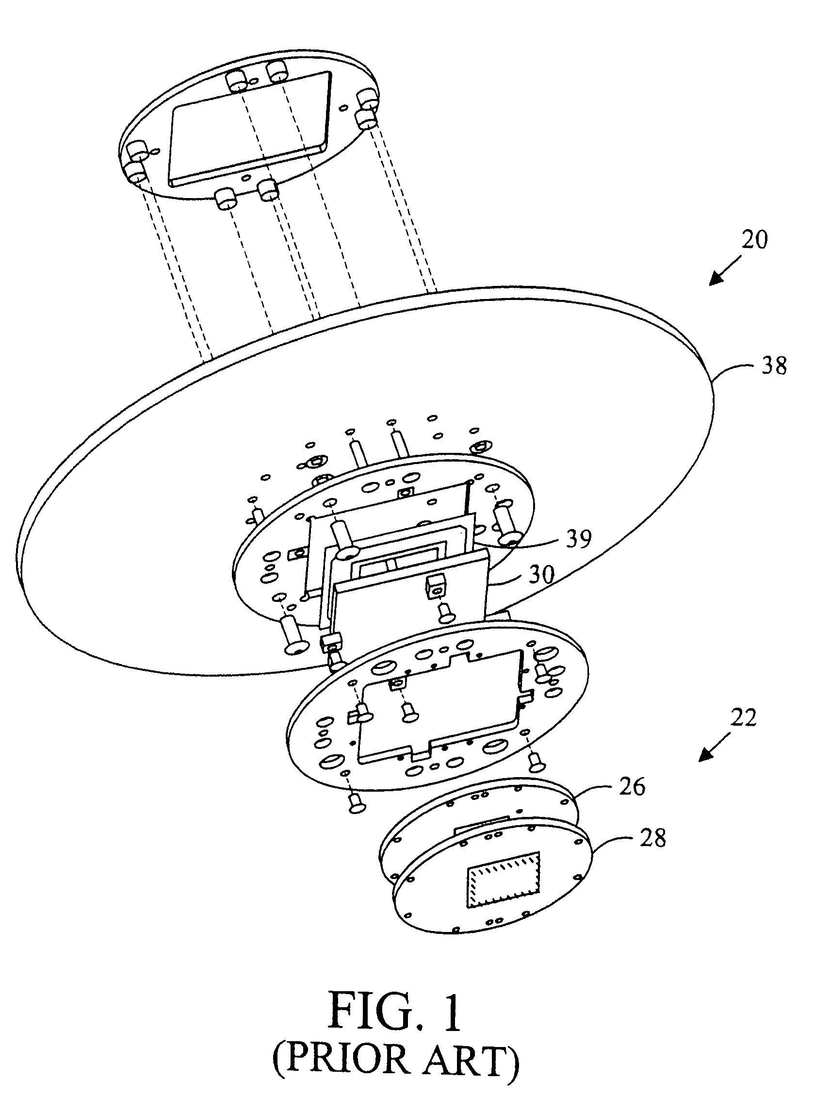 Probe head having a membrane suspended probe