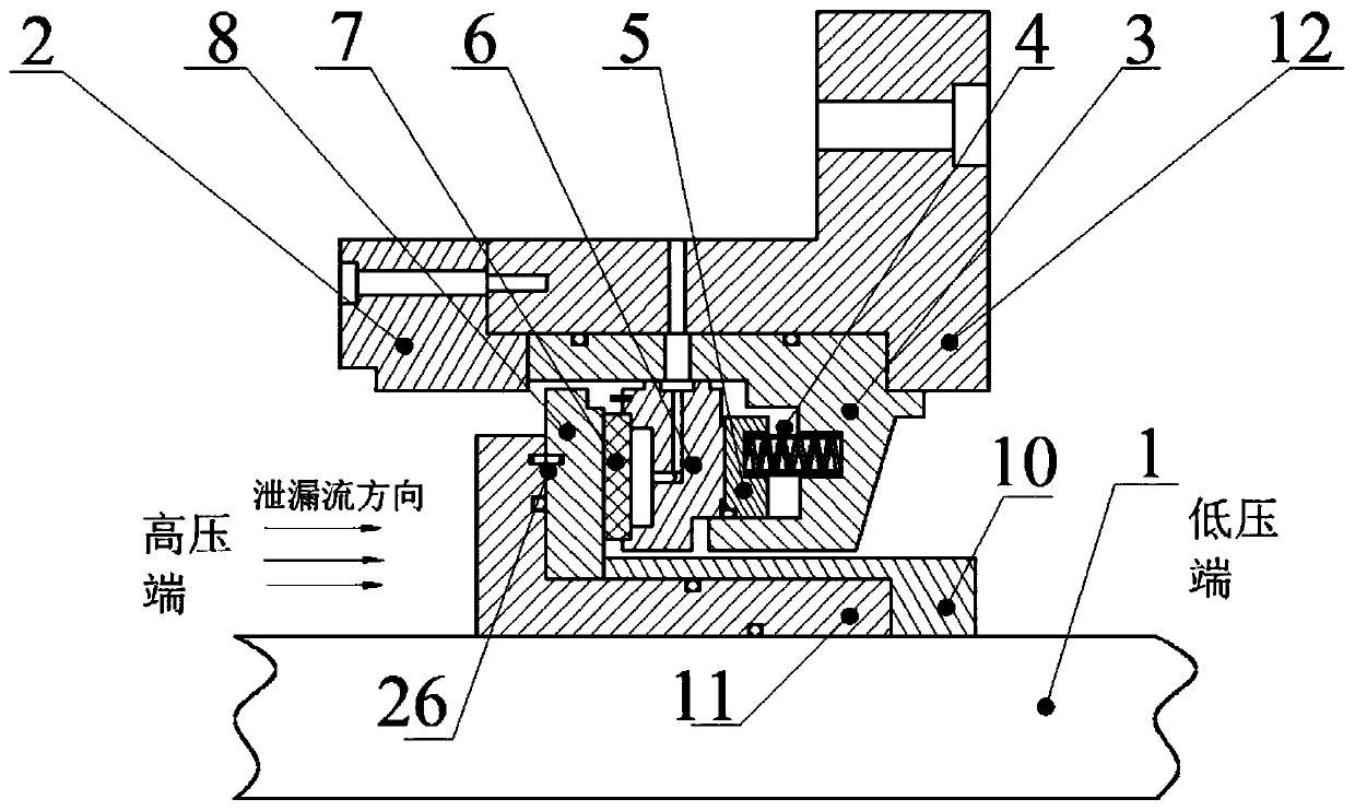 A dynamic and static pressure mixed lubrication end face seal structure