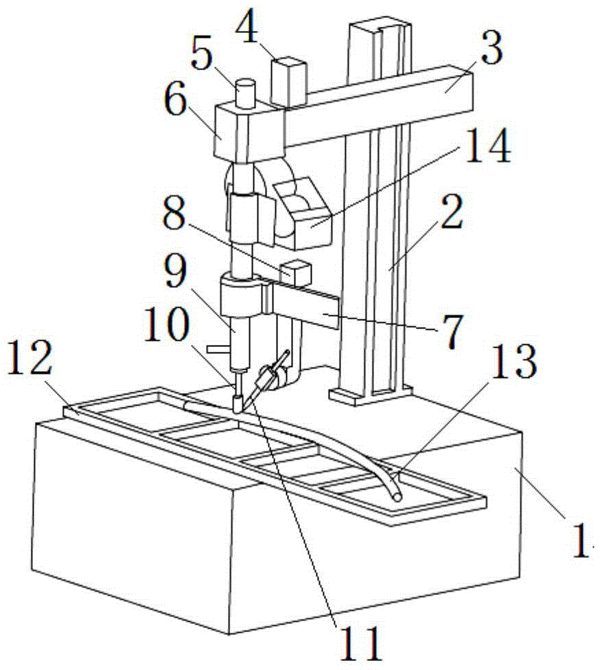 A kind of automatic welding device and its welding process