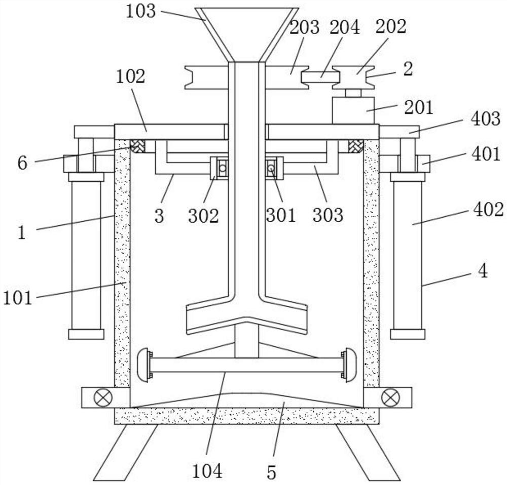 Preparation device of wig softening care setting agent