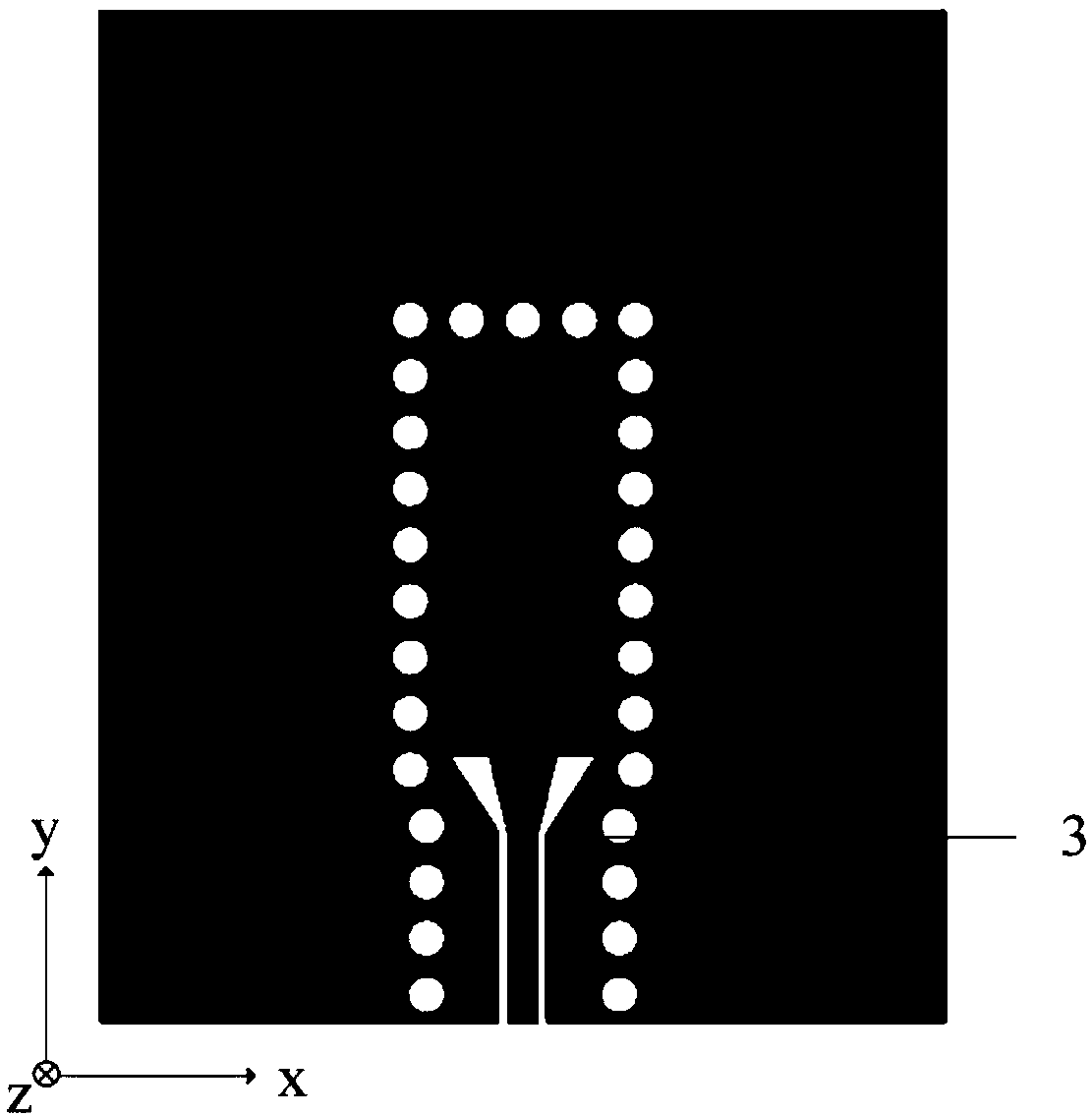 Back cavity slot dual-frequency millimeter wave antenna based on substrate integrated waveguide (SIW)