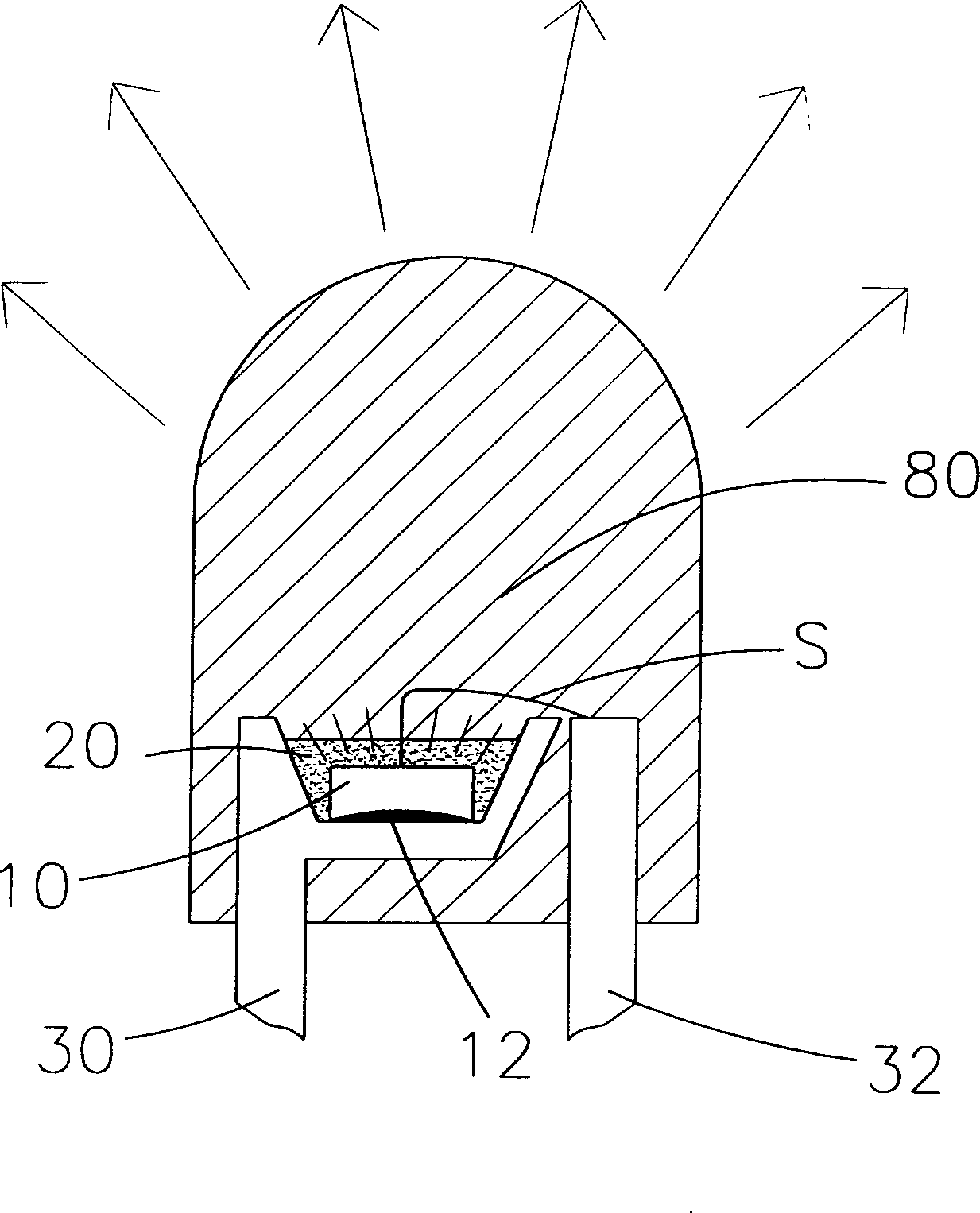 White light illuminating device