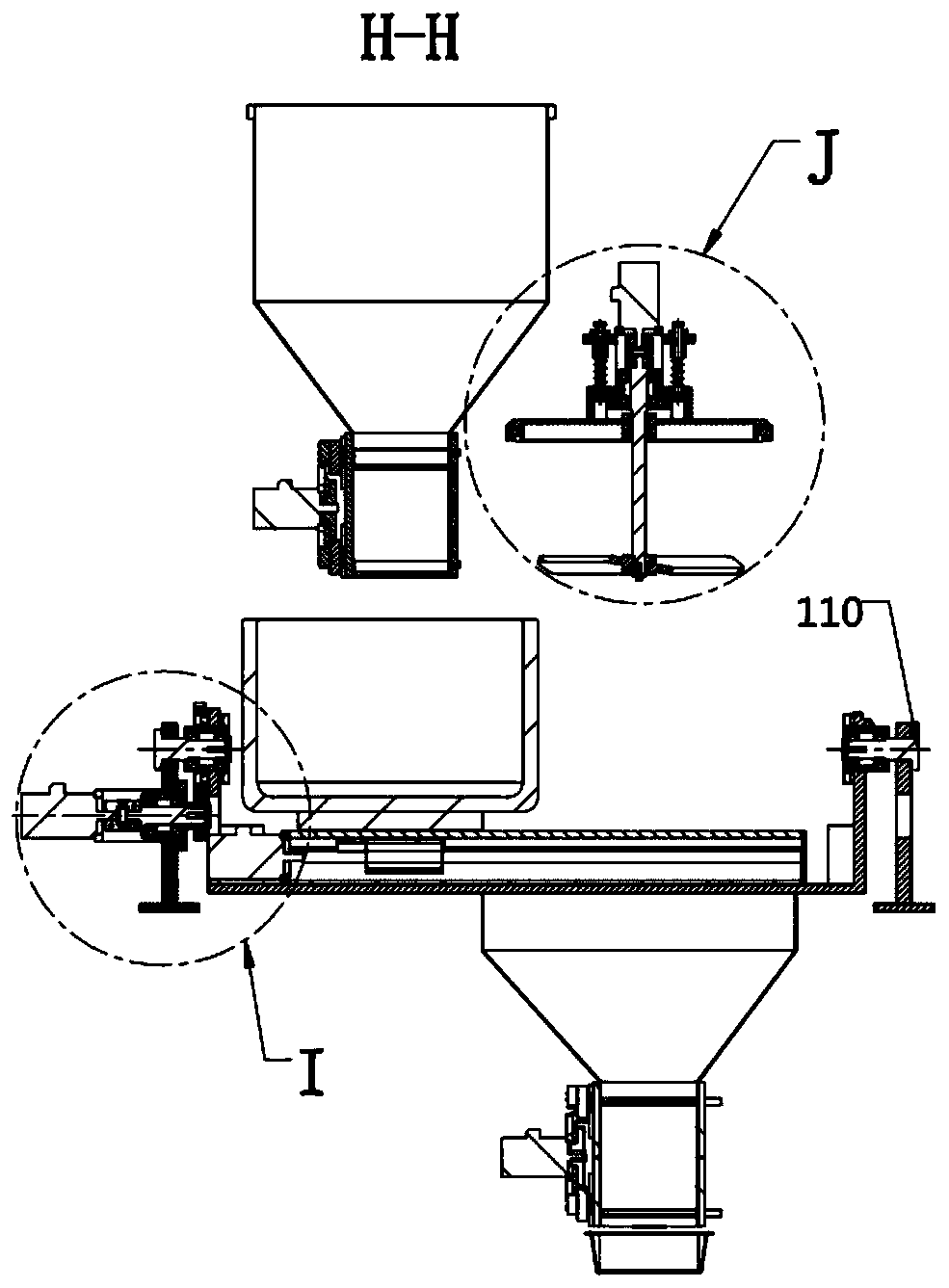 Automatic central kitchen and a rich cooking device