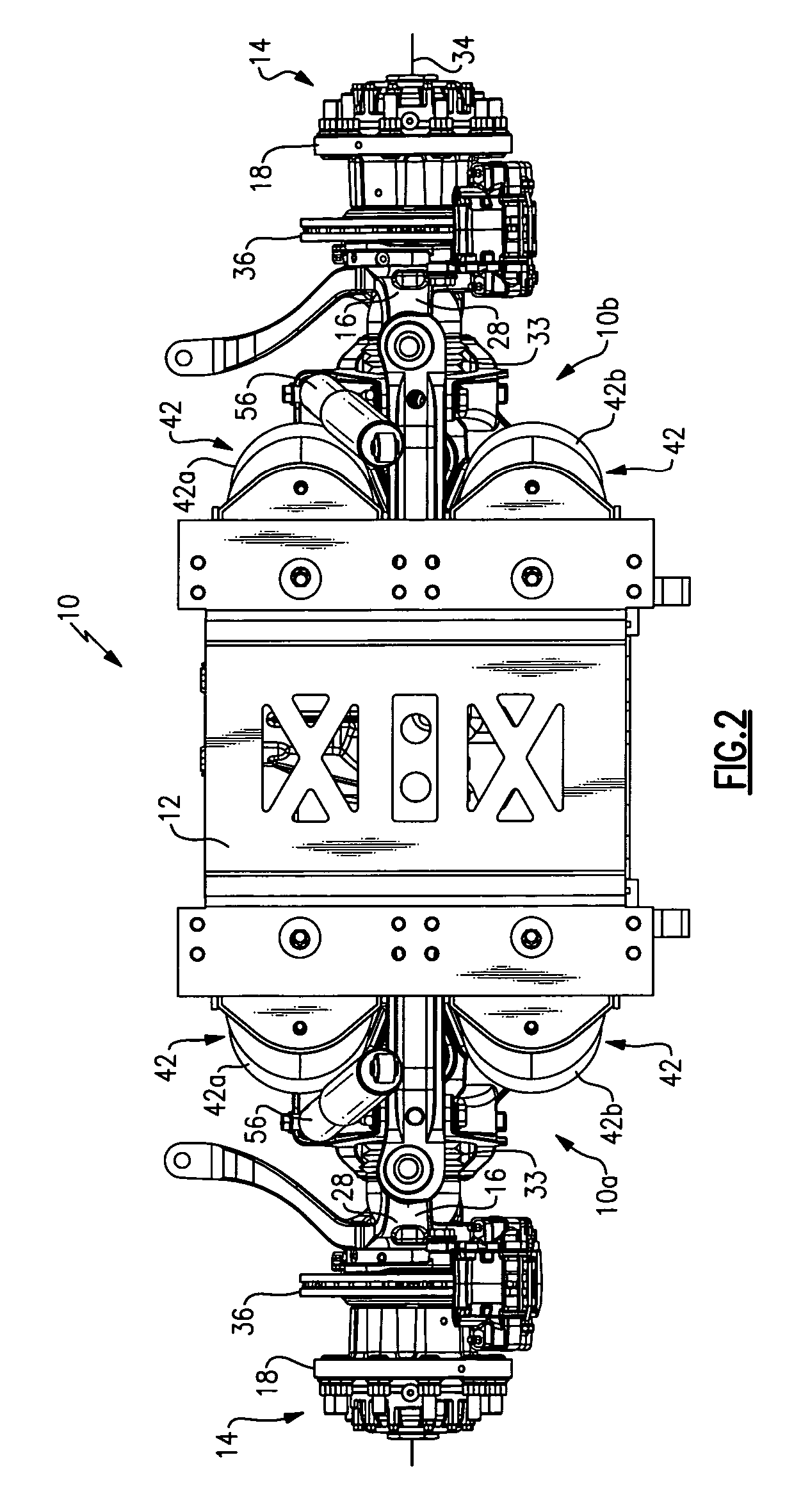 Six link independent suspension for a drive axle