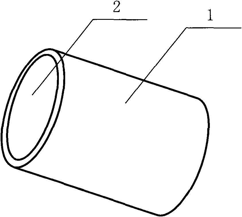 Bridge protecting pipe using unsaturated composite epoxy resin materials