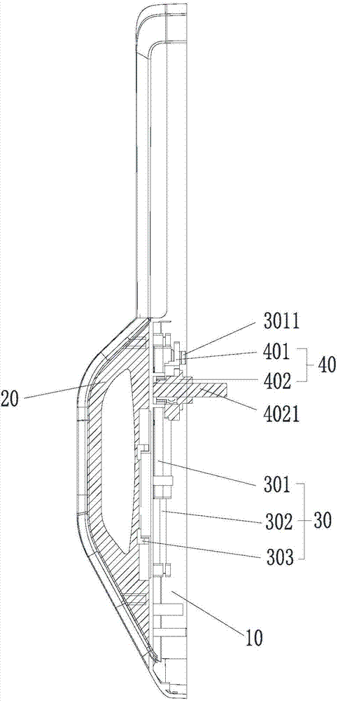 Lock as well as handle assembly, door and automobile thereof