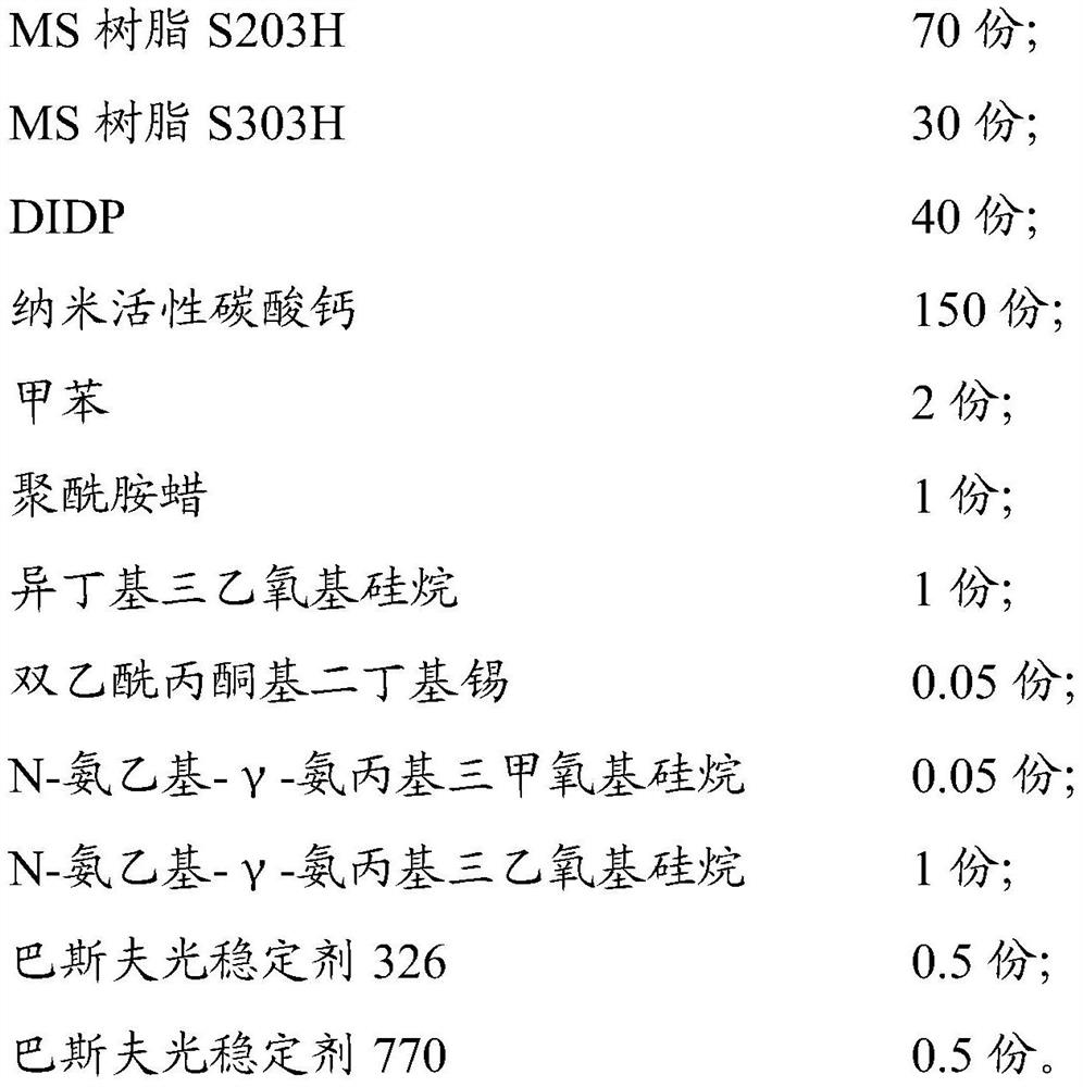 Building sealing material and preparation method thereof