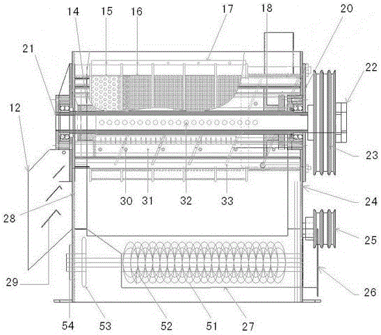 Efficient and energy-saving unprocessed grain peeling, degerming, polishing and screening multi-use machine