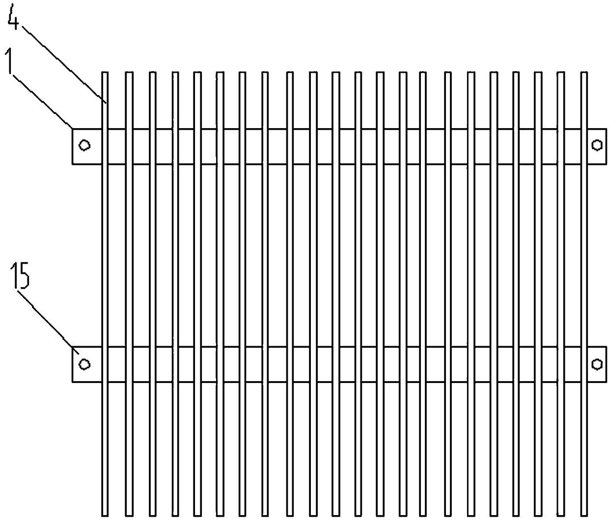 Adhering preventing type gradual marching device for frozen dumplings