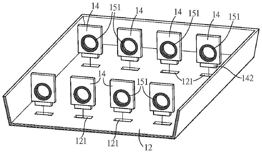 Direct type backlight module and display device