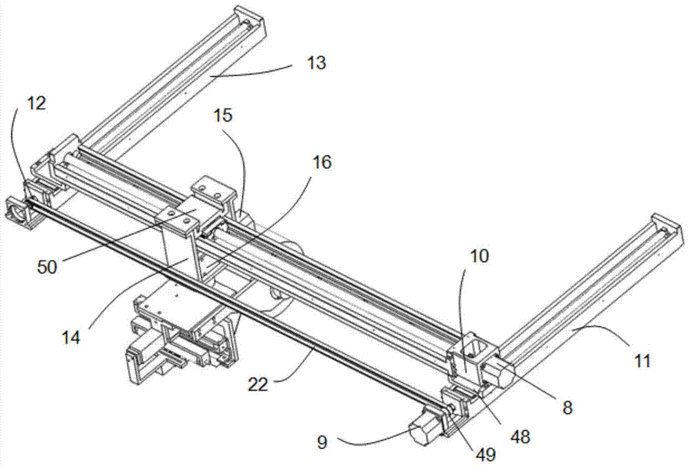 Automatic pasting double side tape device