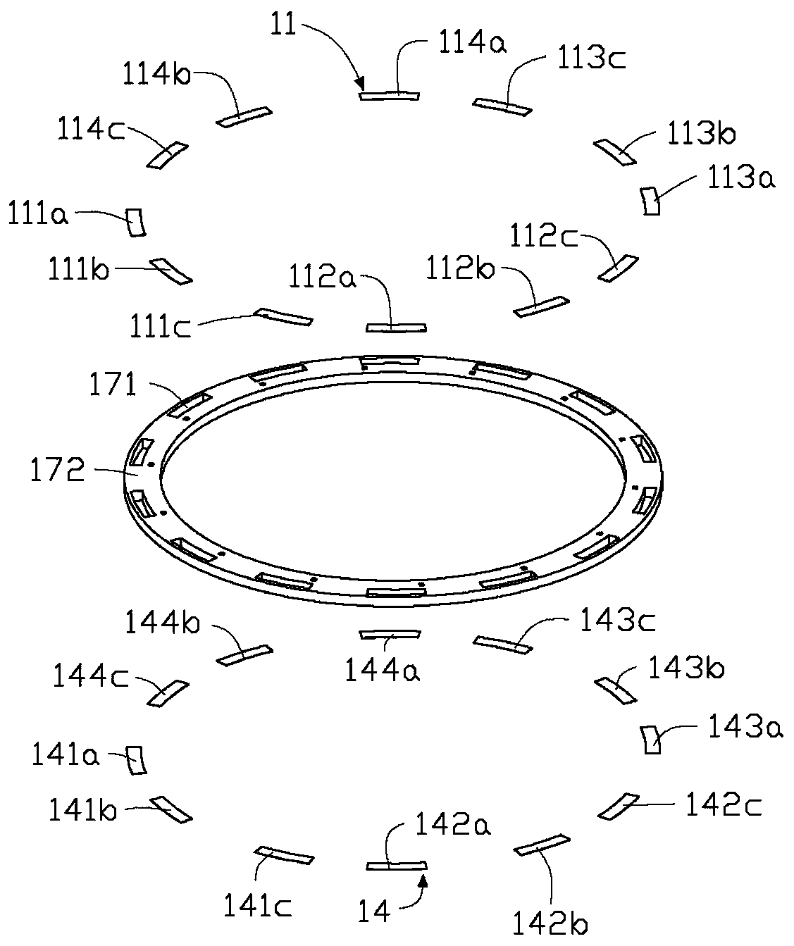 Electronic commutation control system and control method of variable capacitance electrostatic motor