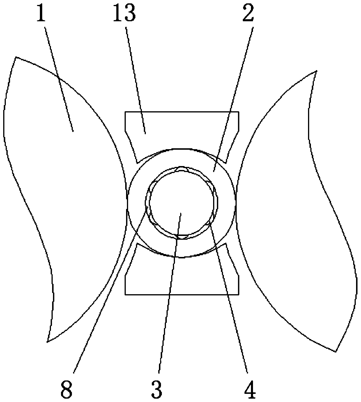 Expanding device for perforation of seamless steel pipes