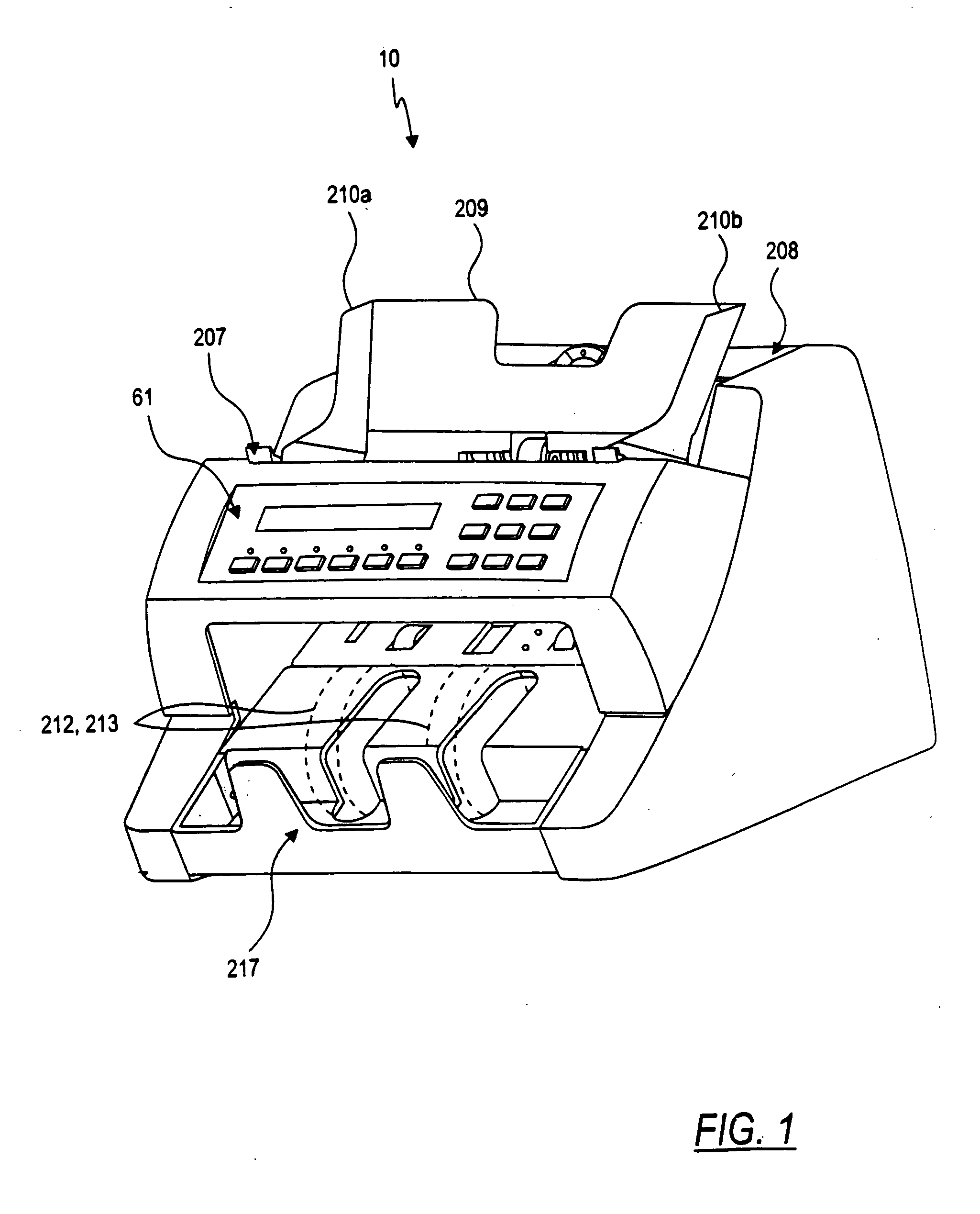 Method and apparatus for discriminating and counting documents