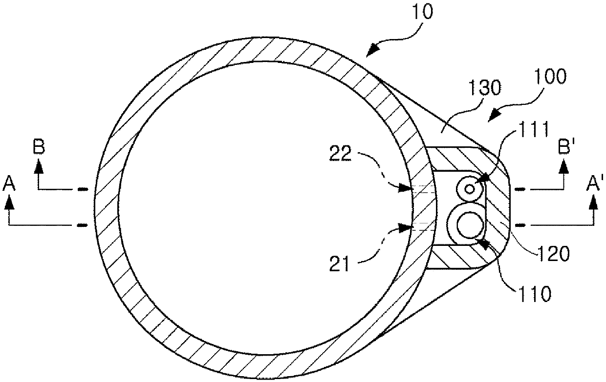 Tapping device using vacuum and tapping control method