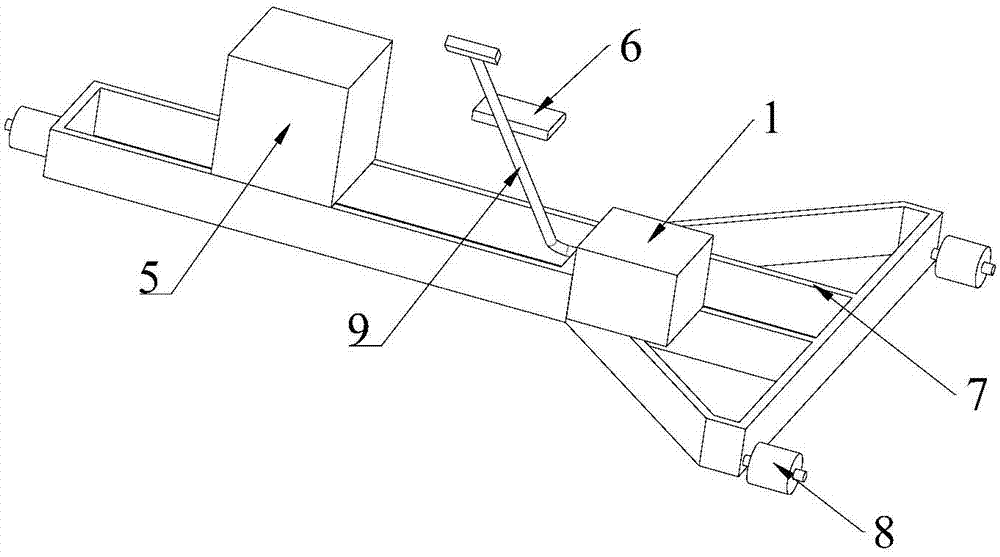 Quick geometrical state measuring instrument for track