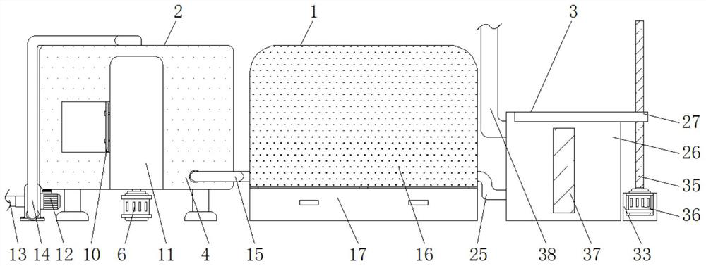 Industrial flue gas desulfurization and denitrification equipment with effective catalysis for cement production