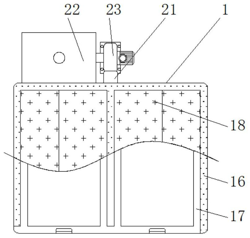 Industrial flue gas desulfurization and denitrification equipment with effective catalysis for cement production