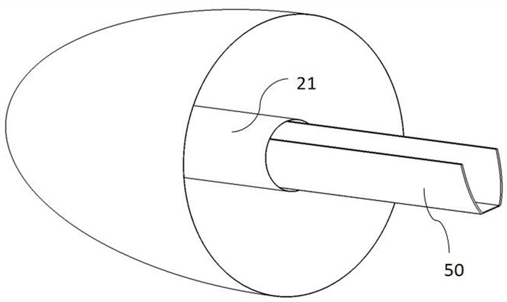 Center axis ventilation and light condensation airship