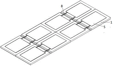 Quick-laying light electric heating floor heating base plate system unit and laying method thereof