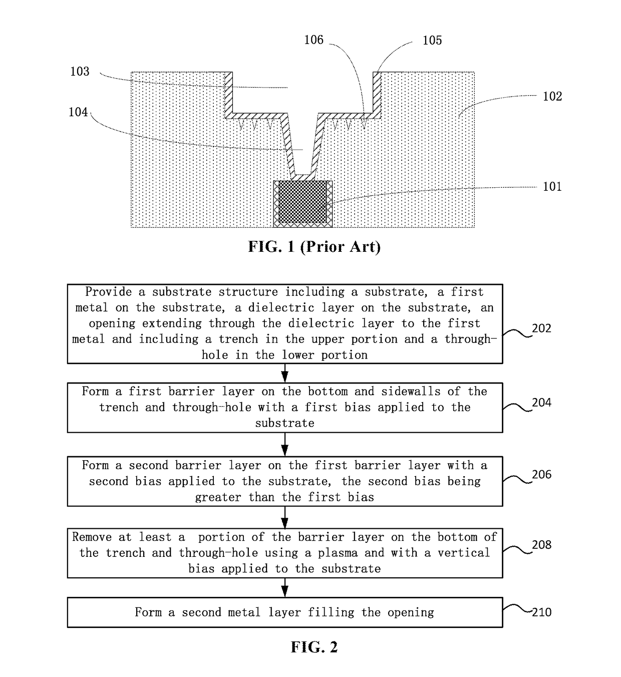 Method for reducing via rc delay