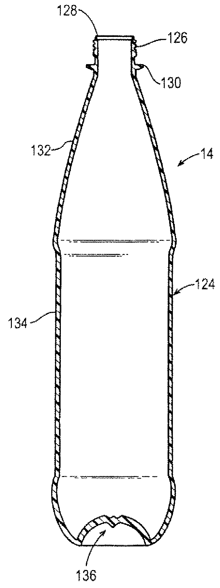 Container and composition for enhanced gas barrier properties