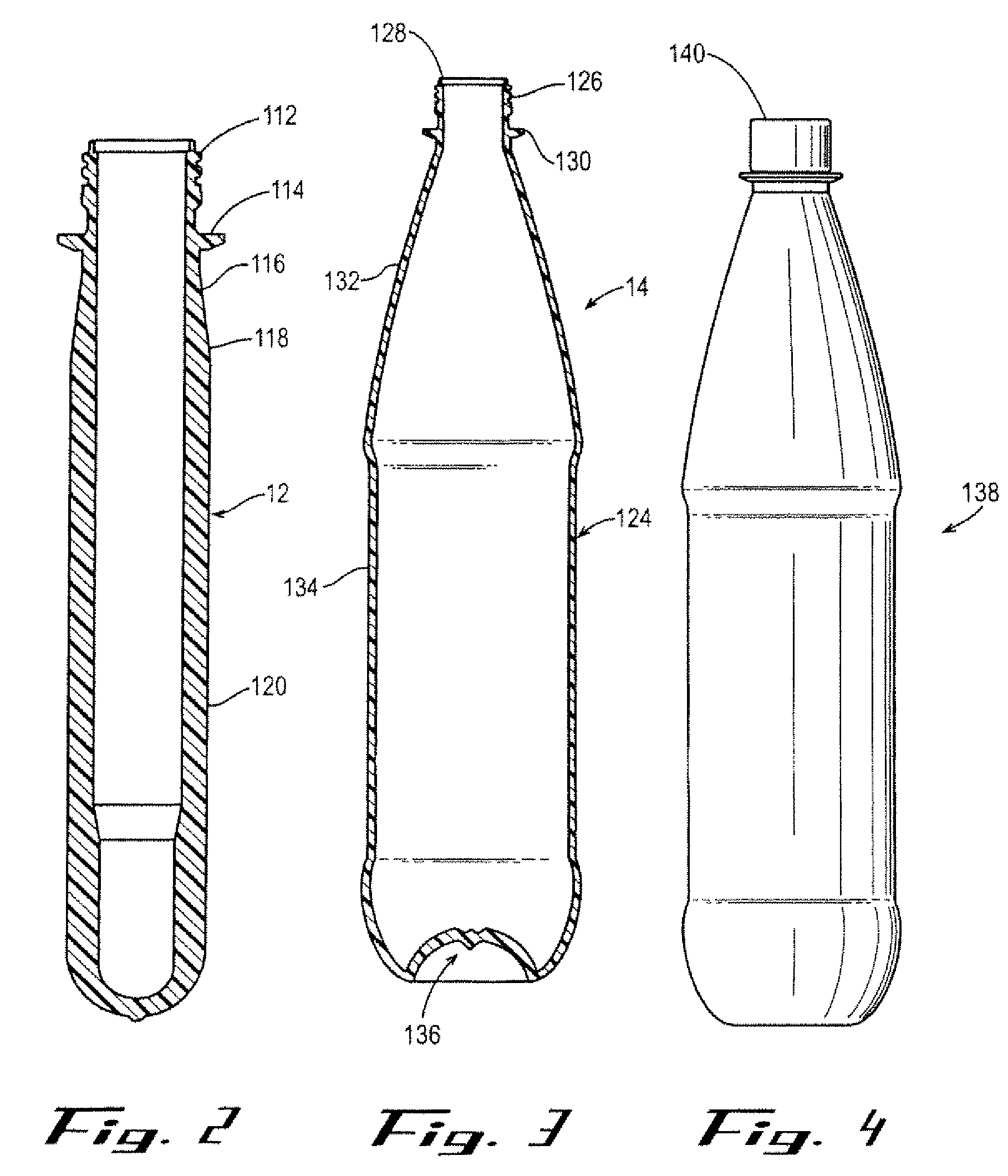 Container and composition for enhanced gas barrier properties