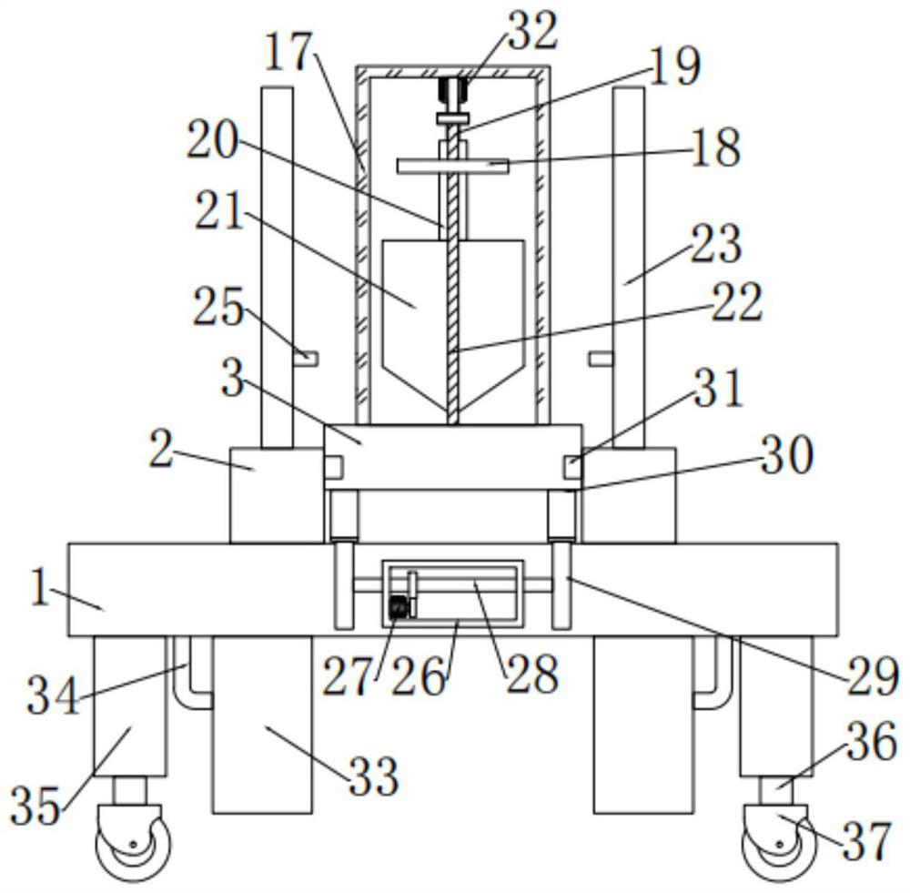 Municipal engineering landscaping seedling planting device