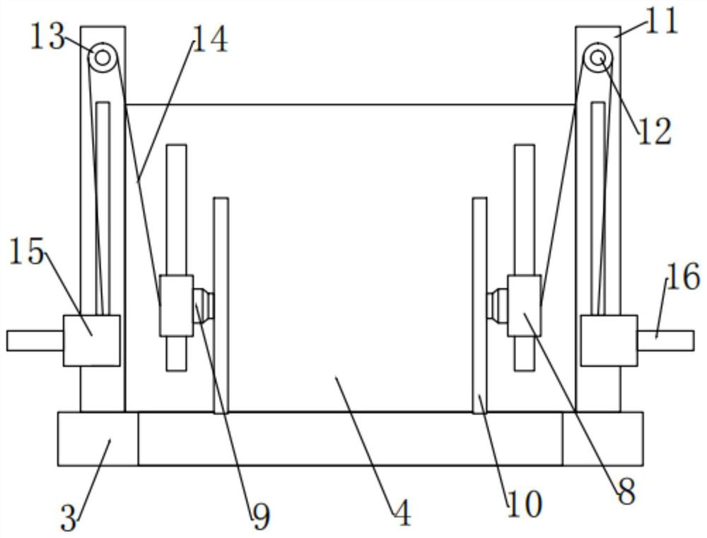 Municipal engineering landscaping seedling planting device