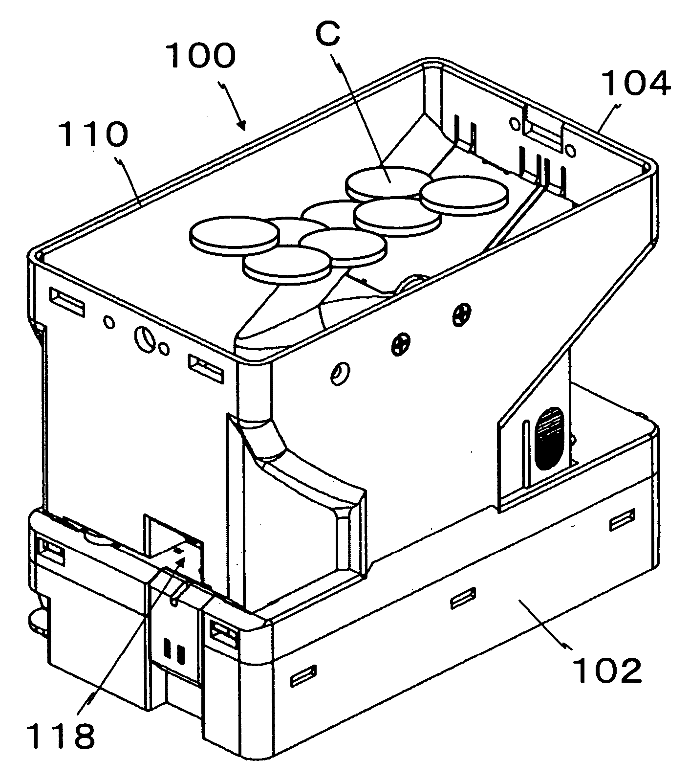 Coin receiving and disbursing apparatus