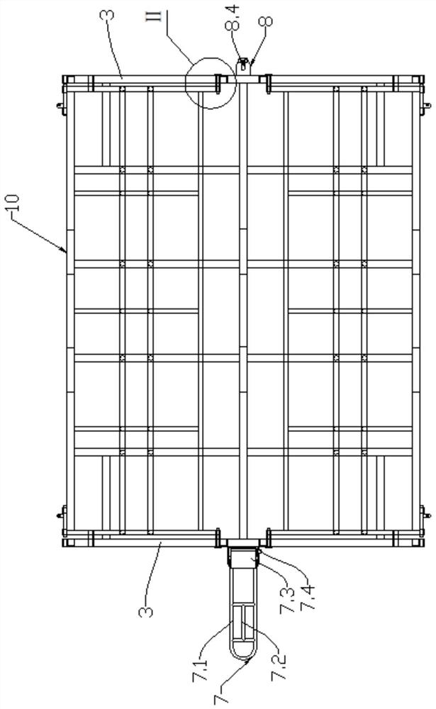 A kind of adjustable passenger car seat sub-package transfer material car