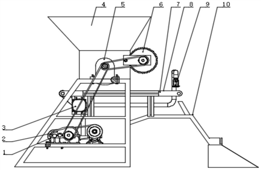 Seed potato dicing machine