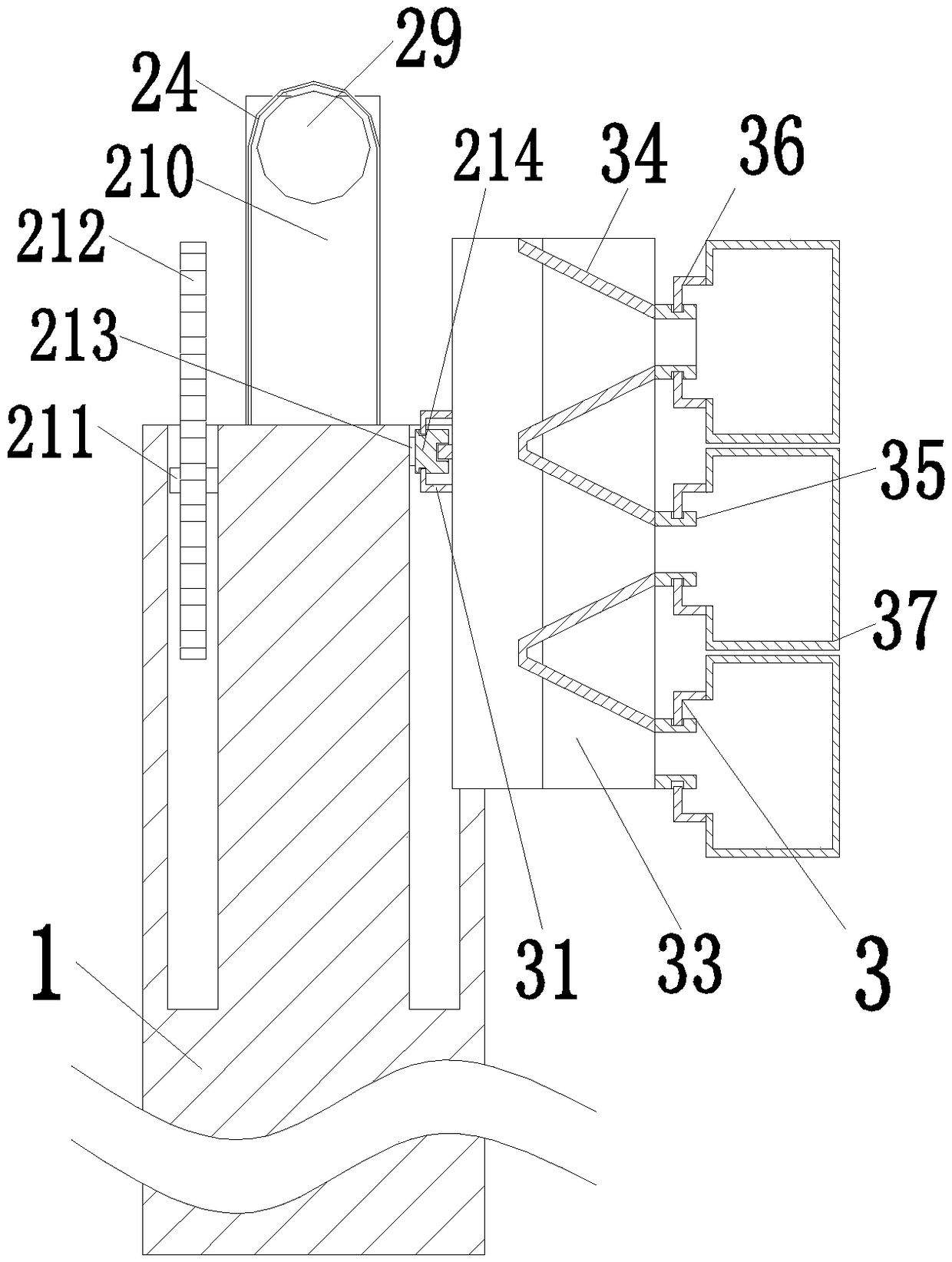 Garbage interception dam for hydraulic river pollution control