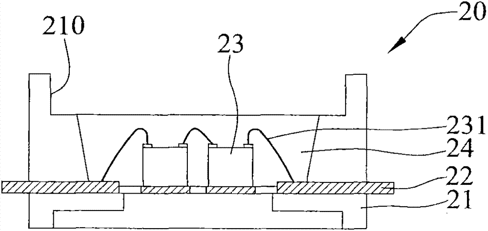 Led package structure and method of fabricating the same