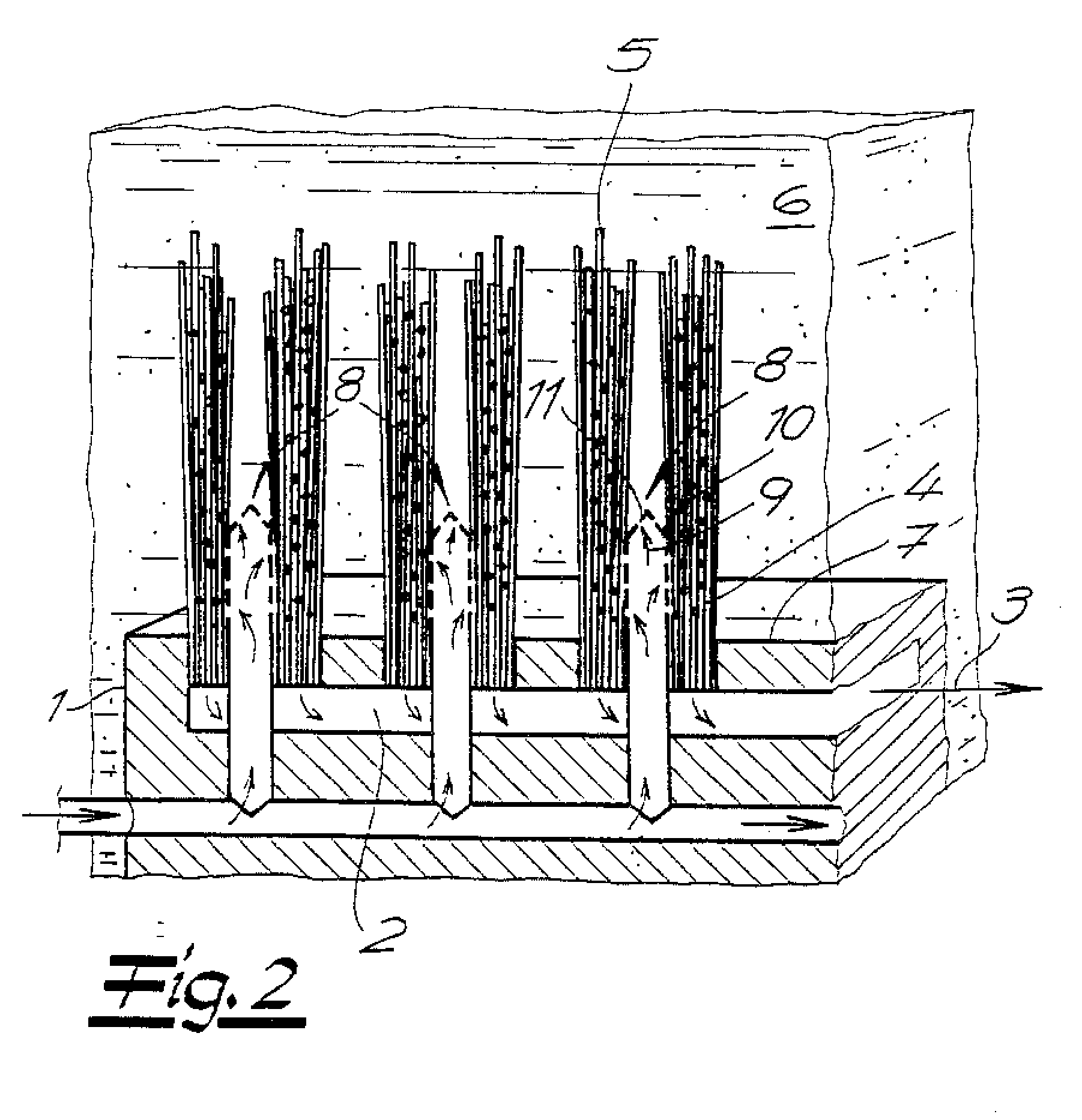 Membrane filter for water treatment