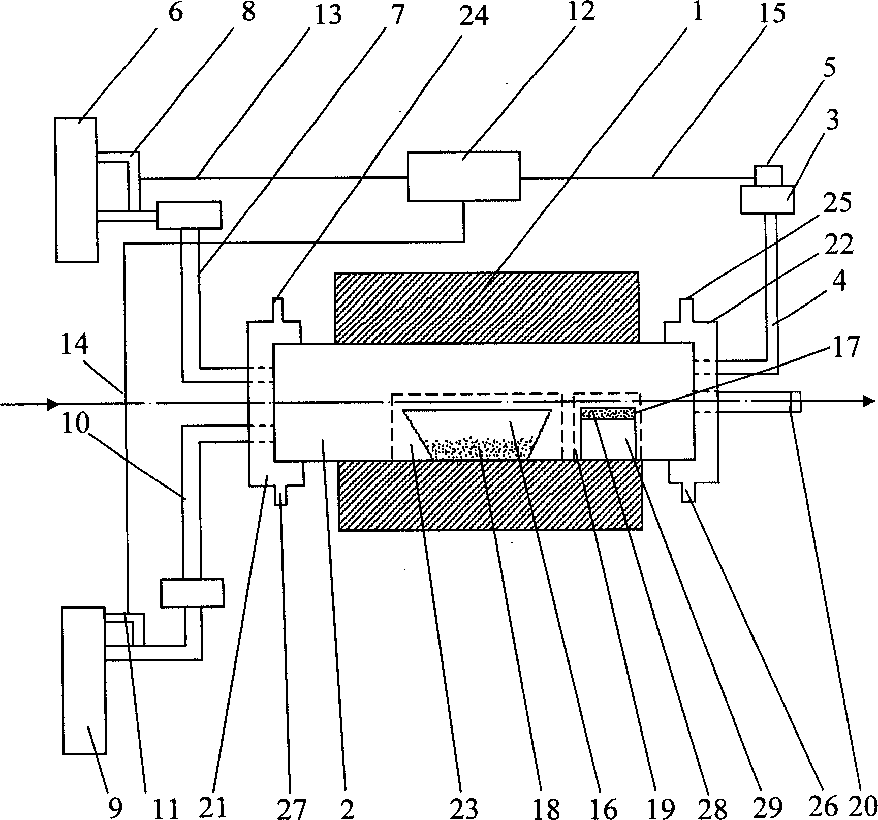 High purity gallium nitride nanometer line preparation method