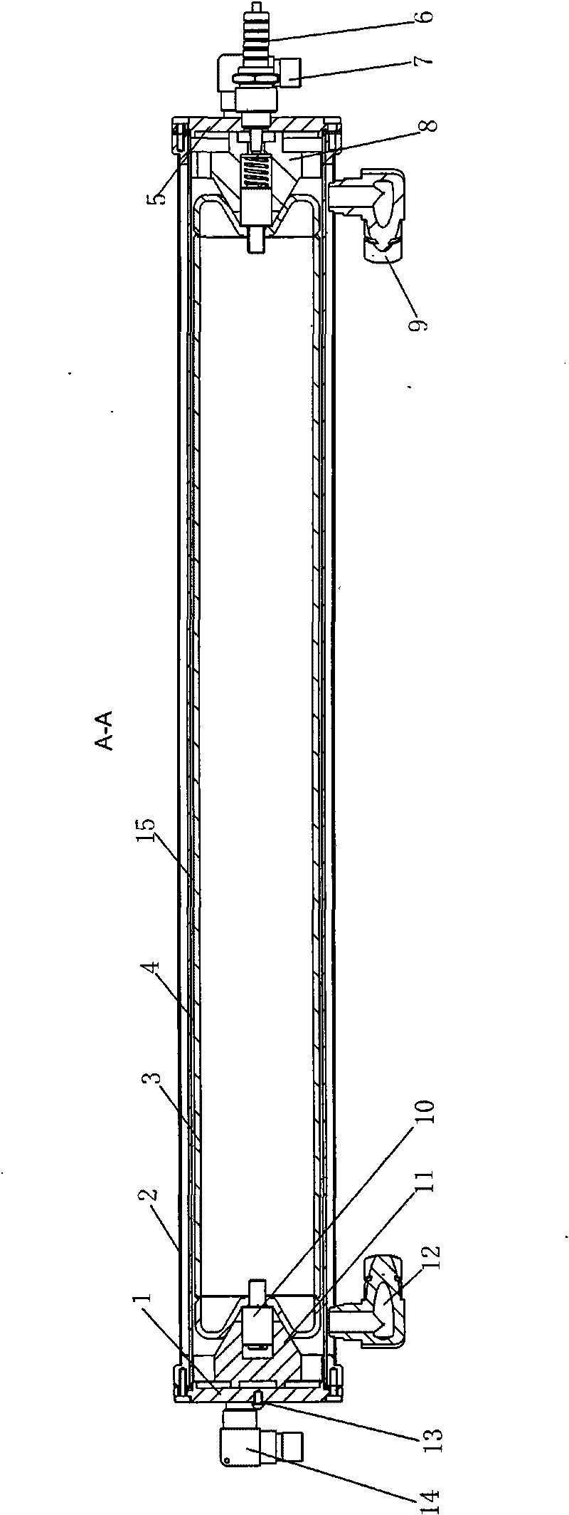 Ozone generating tube