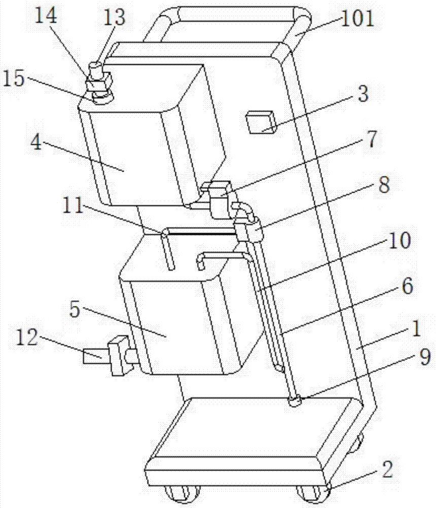 Negative-pressure gastric lavage device used by pediatrician in pediatric department