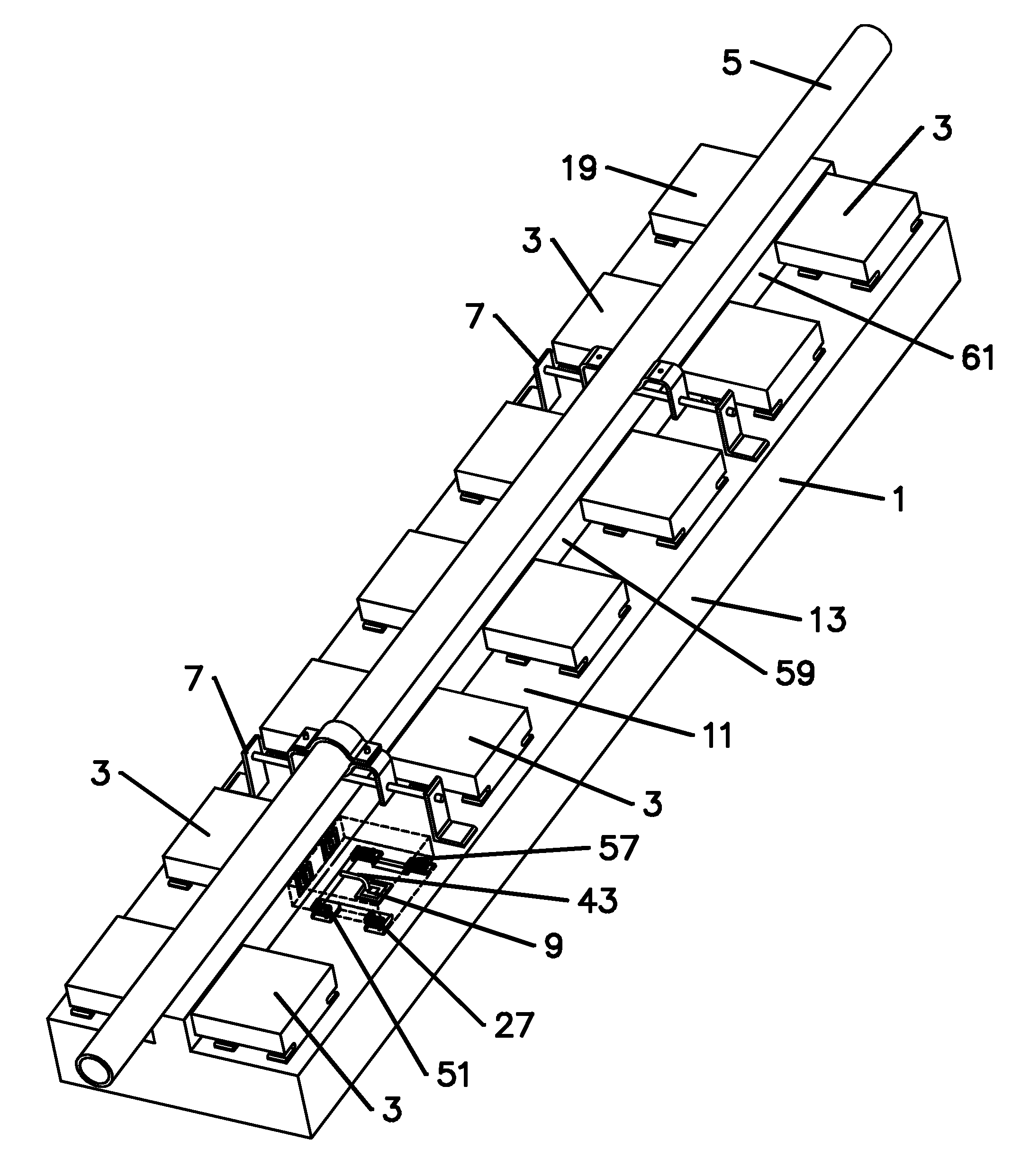 Capacitive blind-mate module interconnection