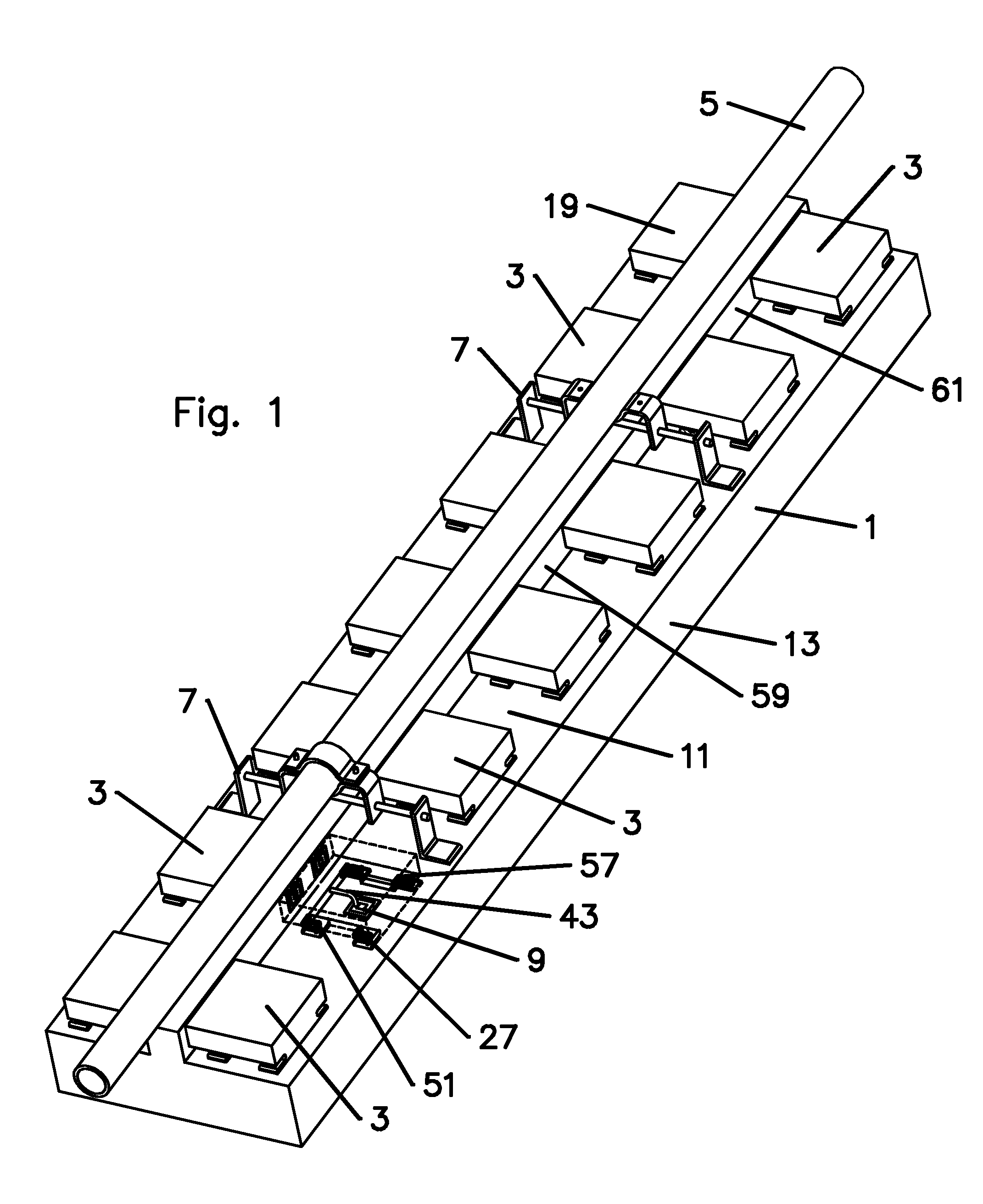 Capacitive blind-mate module interconnection