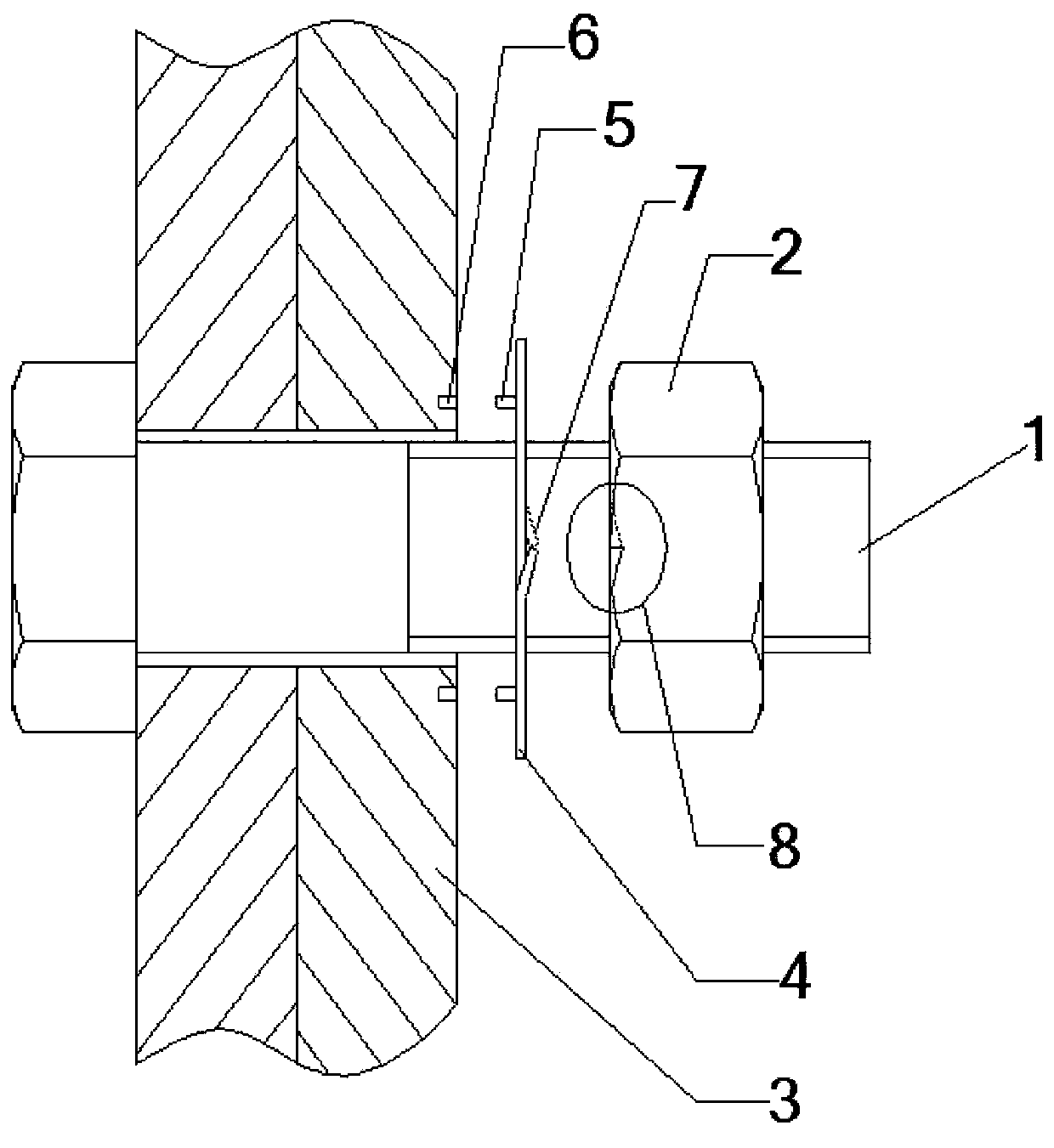 Anti-loosening connecting bolt